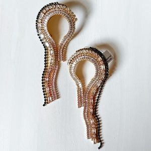 NWT Anthropologie Rhinestone Earrings